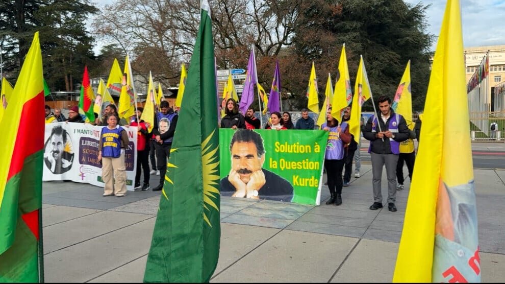 Dag van de Mensenrechten: Activisten eisen tijdens een wake in Genève de onmiddellijke vrijlating van Öcalan