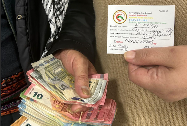 Zeer geslaagde inzamelingsactie PKAN voor Rojava
