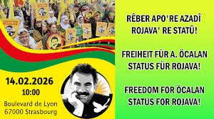 TJK-E en KCDK-E roepen op tot mobilisatie voor demonstratie in Straatsburg op 14 februari