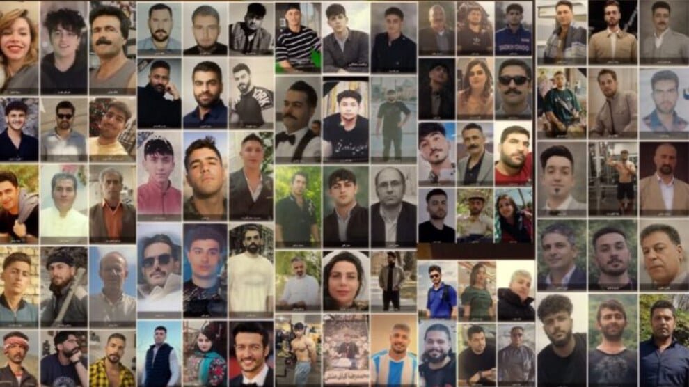 Bijna 7.000 mensen gedood in Iran en Rojhilat