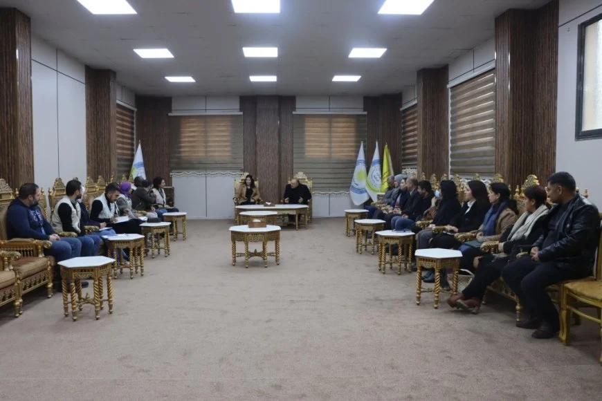 Delegatie van UNICEF en WFP bezoekt Kobanê