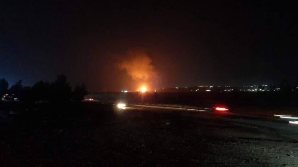 Droneaanval op basis van Sazman-i Xebat bij Hewlêr