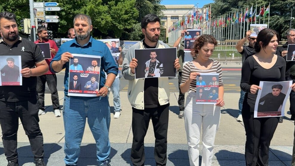 Actievoerders in Genève eisen vrijlating van Sherwan Sherwani en gedetineerde journalisten