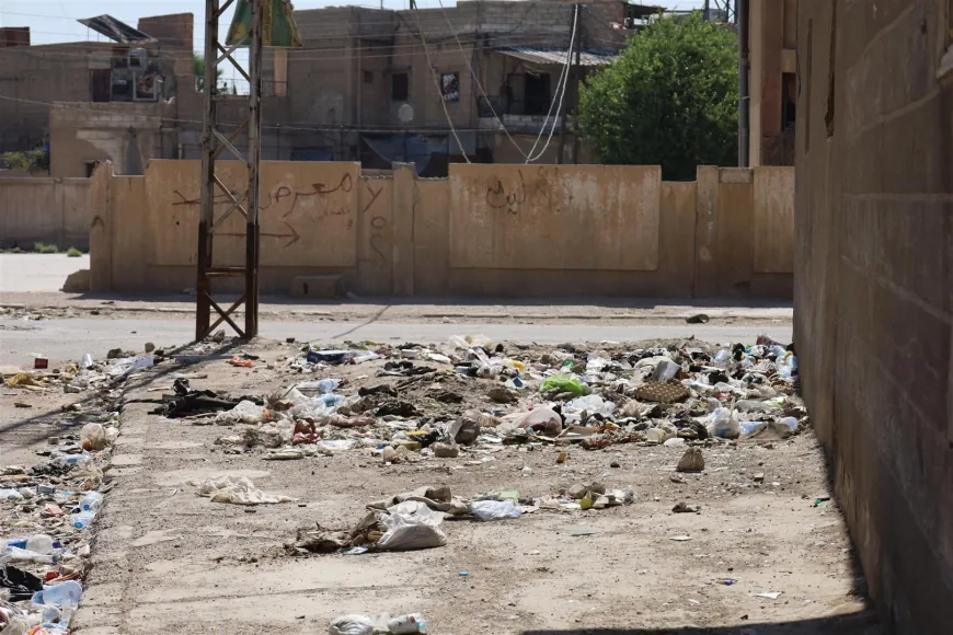 Schoonmaakacties in Hasakah en Tal Tamr