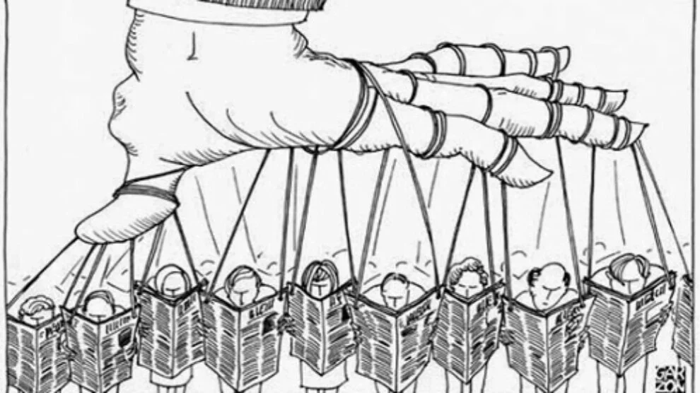Propaganda in het kader van speciale en psychologische oorlogsvoering gericht op het proces