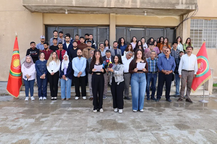 Studenten van de Universiteit van Rojava pleiten voor academische en bestuurlijke onafhankelijkheid van de universiteit